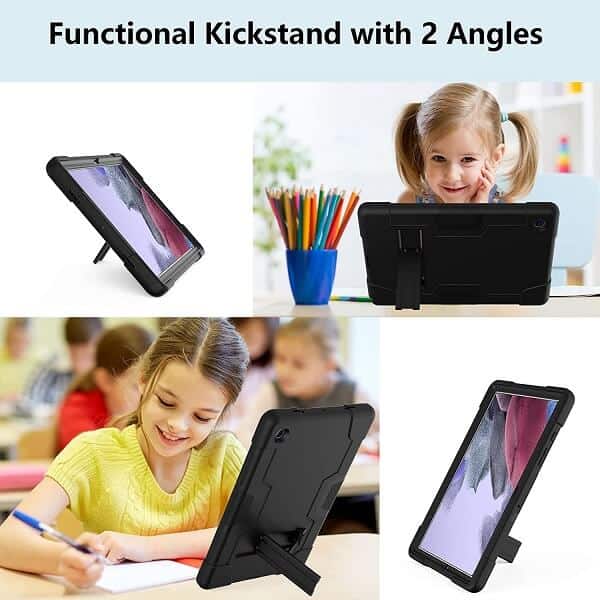 For Samsung Galaxy Tab A9 /Tab A9+ Plus Hybrid Fancy Shockproof Heavy Duty Kickstand Case Cover For Samsung Galaxy Tab A9 /Tab A9+ Plus Hybrid Fancy Shockproof Heavy Duty Kickstand Case Cover